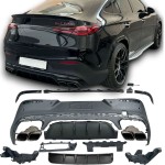 Διαχύτης πίσω προφυλακτήρα GLC63 AMG look για Mercedes-Benz GLC-Class Coupe (C254) AMG- Line 2022+ (Απολήξεις χρωμίου) Διαχύτης πίσω προφυλακτήρα GLC63 AMG look για Mercedes-Benz GLC-Class Coupe (C254) AMG- Line 2022+ (Απολήξεις χρωμίου)